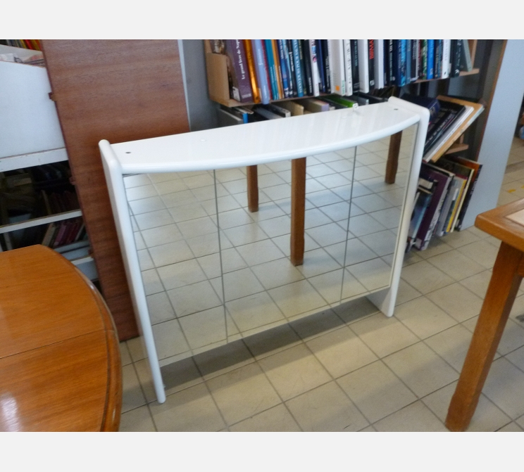 Armoire de toilette||blanche, 3 portes miroir