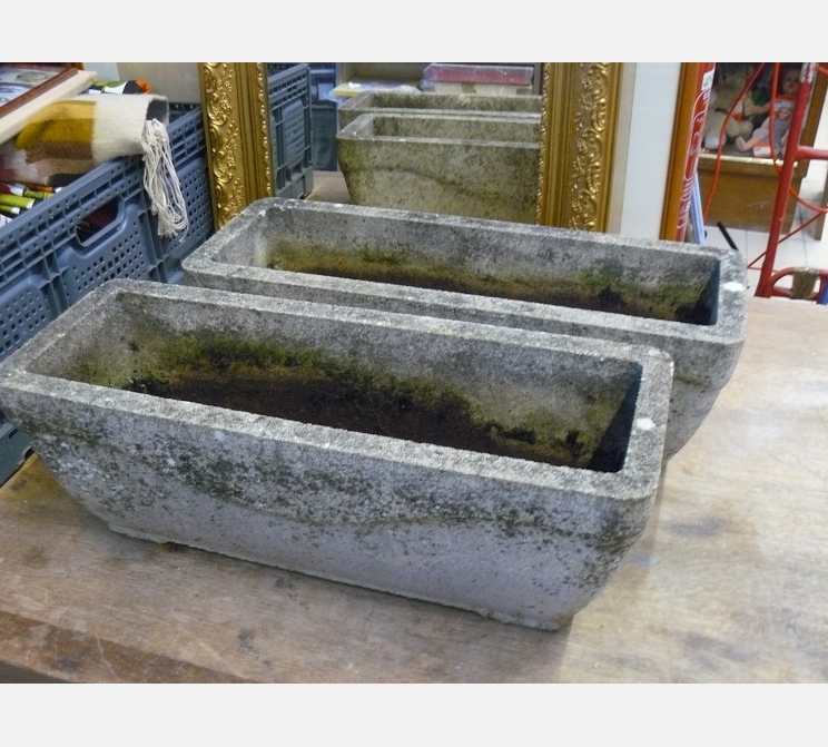 Jardinière en béton