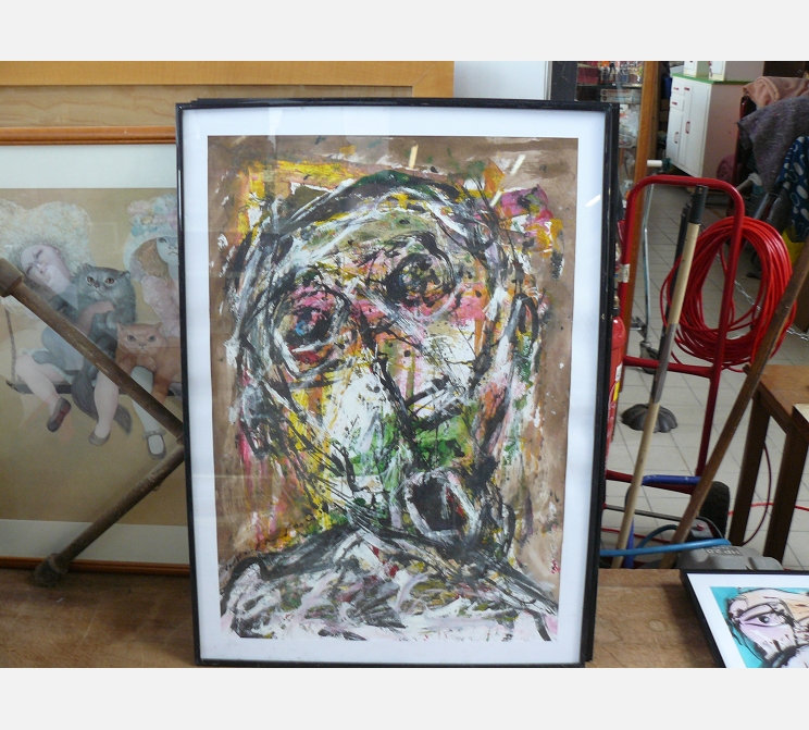 Portrait acrylique||VANHONSEBROUCK