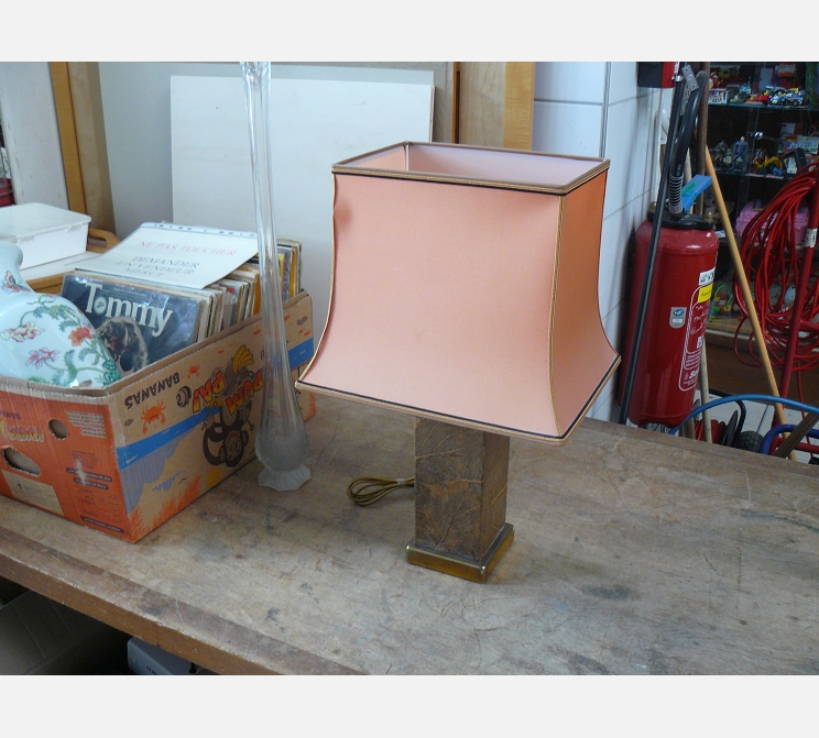 Lampe pied feuillage