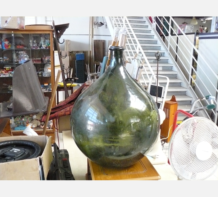 Bonbonne en verre||XXL, dites dame jeanne