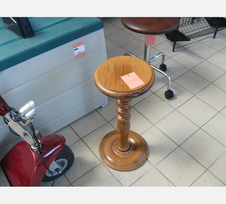 Colonne porte pot||en bois
