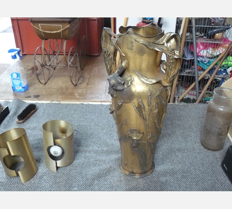 Vase art nouveau||58 cm, JR HANNIG