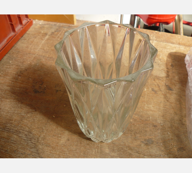 Vase en verre