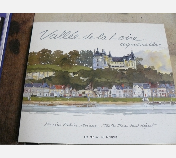 Livre aquarelles||VALLEE DE LA LOIRE