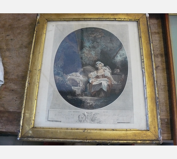 Gravure 'la bonne mère'