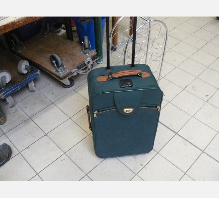 Valise cabine||verte, VISA