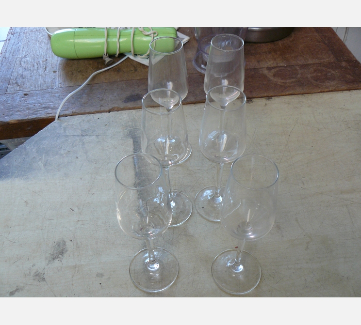 Lot de 6 flûtes Ã  champagne