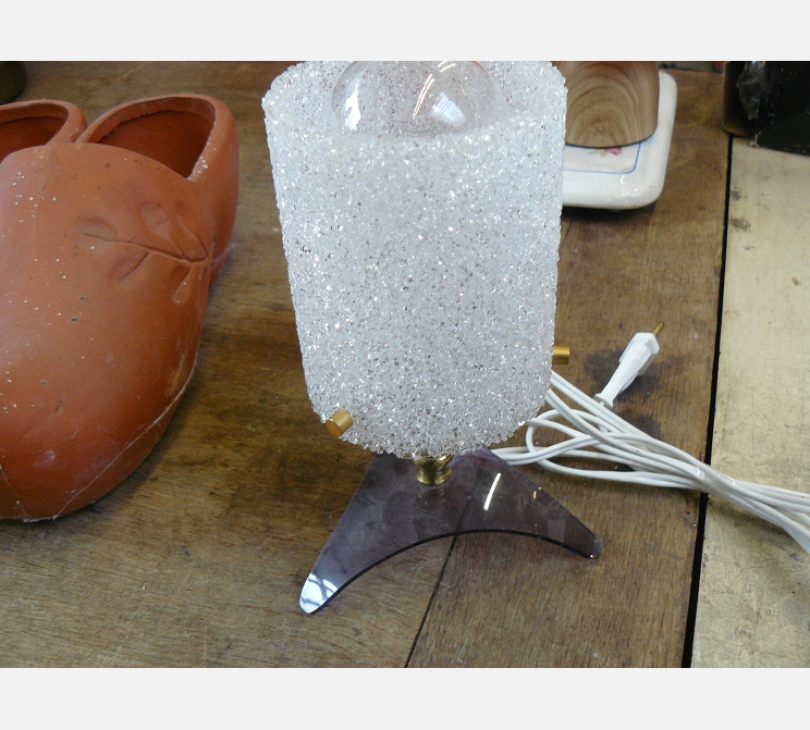 Lampe PERSPEX||année 50-60