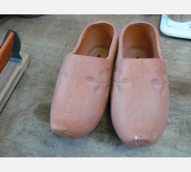 Sabot déco en terre cuite