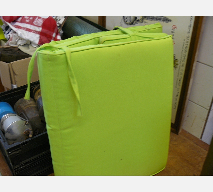 Matelas de chaise longue||vert