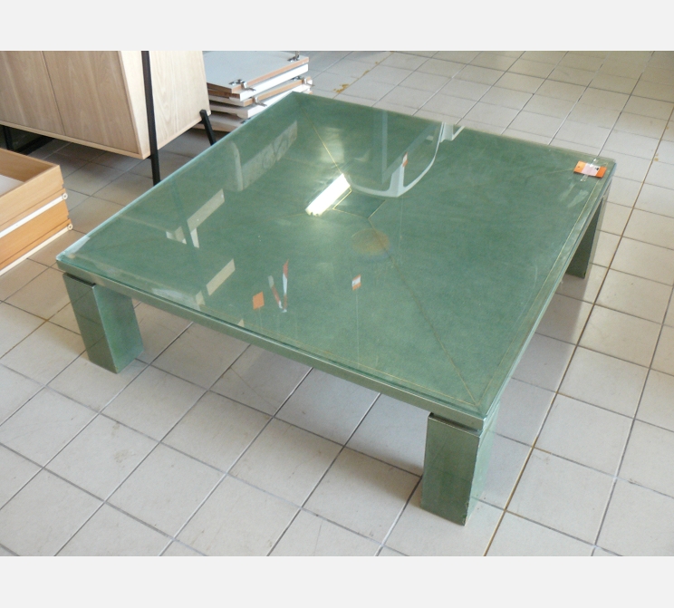 Table basse carrée||verte