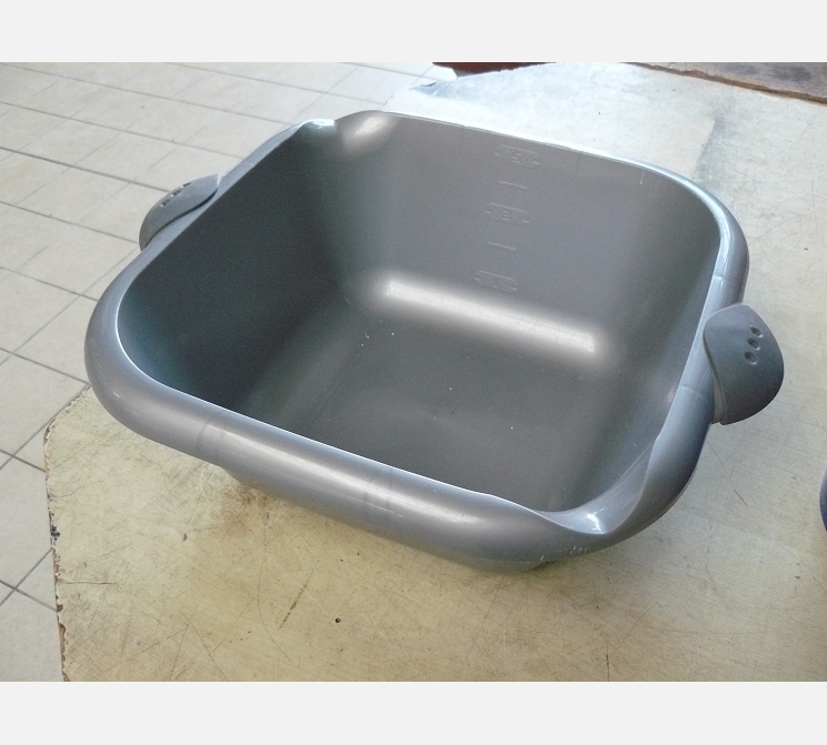 Bassine PVC grise