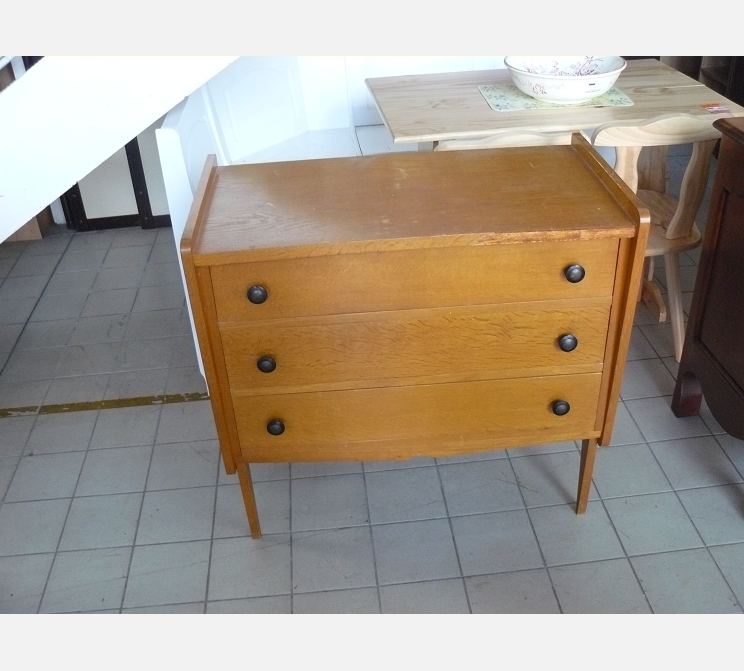 Commode année 60||3 tiroirs