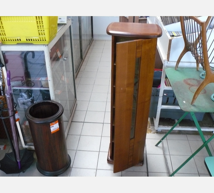 Tour range CD||1 porte, teinte merisier