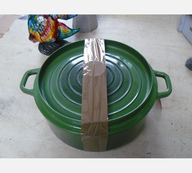 Cocotte en fonte ||INVICTA, verte