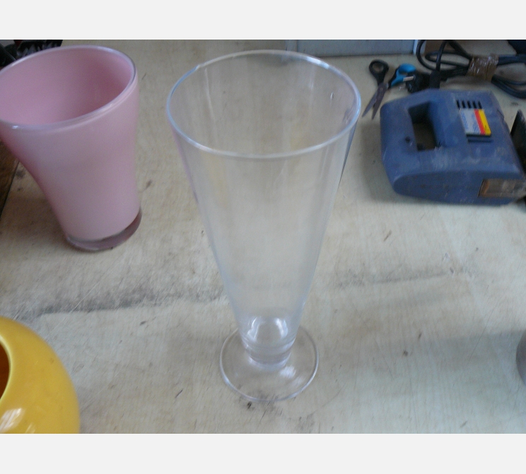 Vase en verre