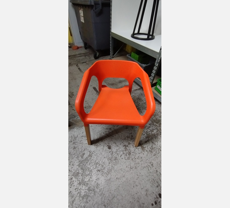 Fauteuil Swede orange