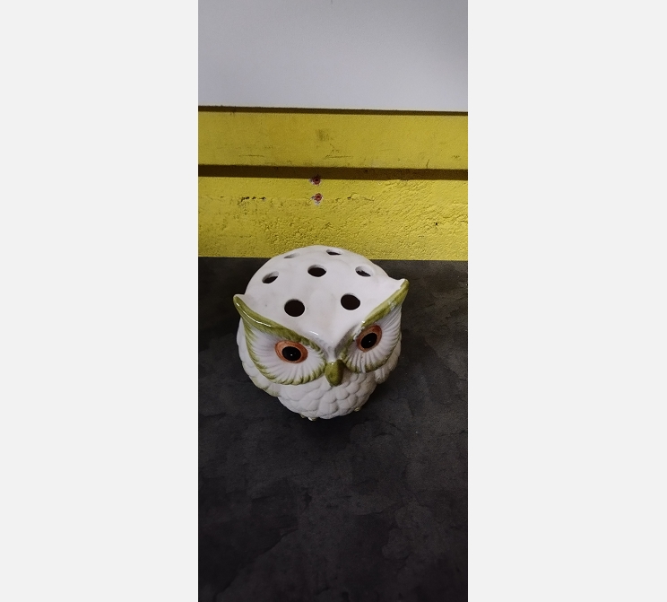 Hiboux en faÃ¯ence 